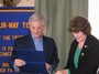 Howie Jacobson and President Linda